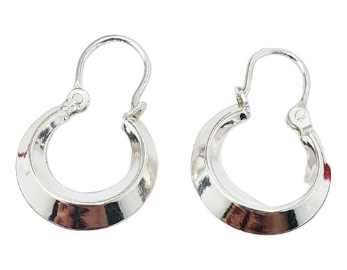 Aros Plata 925 Argollas Criollos Regalo 15mm Jc