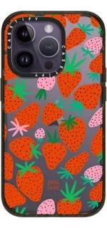 Funda Casetify Para iPhone 14 Pro Shockpr Strawberries