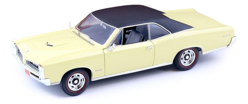 Miniatura 1966 Pontiac Gto Hardtop Highway 61 Escala 1:18 Cor Creme