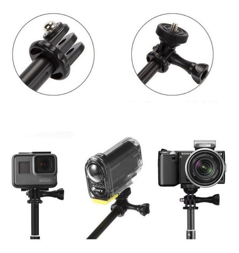 Kit Adaptadores Universales Cámara Acción Gopro Celular