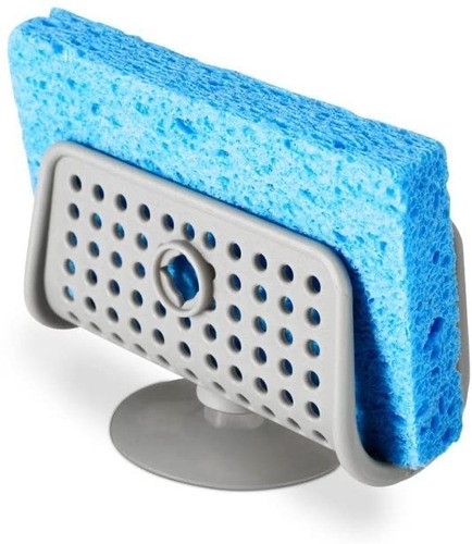 Imagen 3 de 6 de Porta Esponja Caddy Gris Madesmart