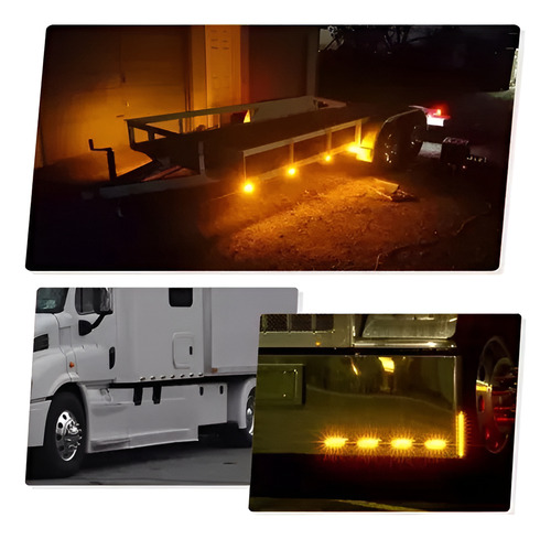 Pack 10 De Focos Luces Laterales Posición Trochas Universal