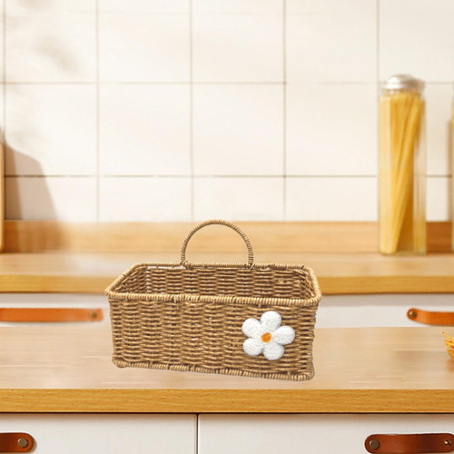 Contenedor De Cesta De Colgantes De Pared, Rectángulo
