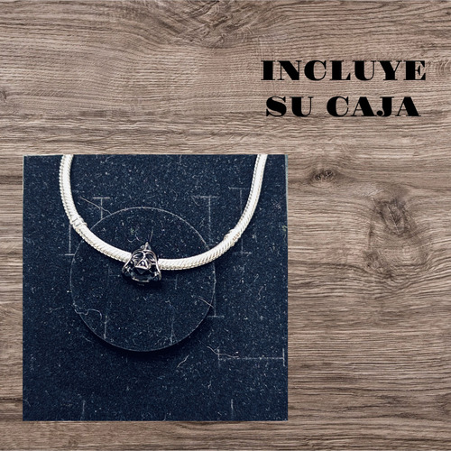 Charm Dije Darth Vader Star Wars Cadena Collar Plata S925 Único