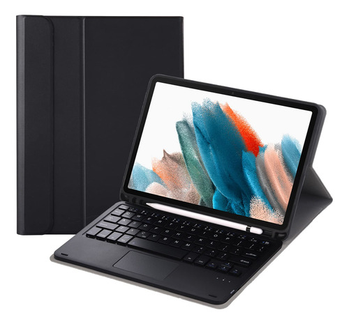 Funda Teclado Bluetooth Trackpad Para Samsung Galaxy Tab A8