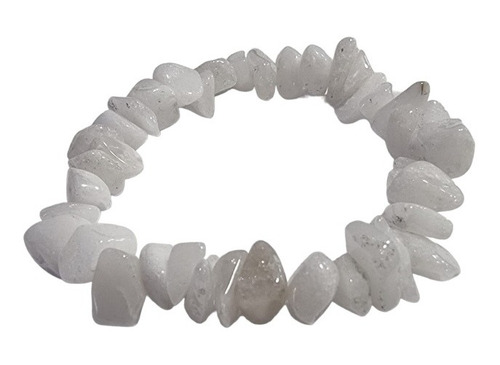 Pulsera Cuarzo Blanco Natural. Piedra Energética 