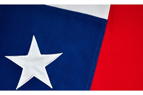 Bandera Chilena De Tela Estrella Bordada 2 X 3 Metros Chile