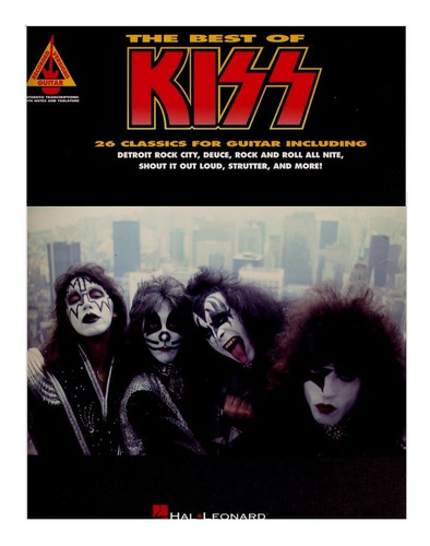 The Best Of Kiss * 20 Partituras Tablatura Para Guitarra