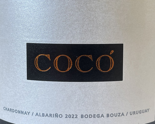 Vinho Branco Uruguaio Bouza Cocó - Chardonnay/albariño