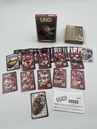 Juego De Cartas Mattel Uno San Francisco 49ers (Usado)