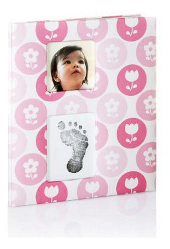 Pearhead Babybook Registros Y Momentos Con Huella, Color Ros