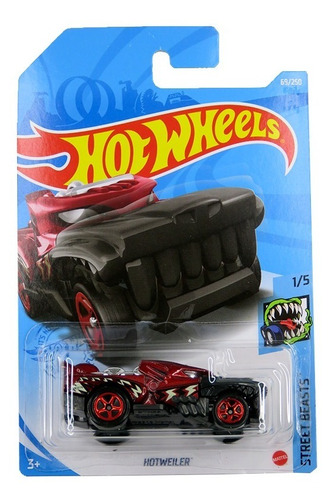 Hotweiler Streets Beasts Red Hot Wheels 1/5 (69)