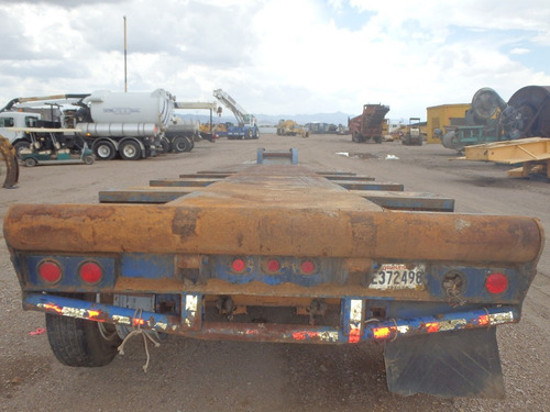 Remolque Plataforma Lowboy Trailer Camion Brown Folio 9140