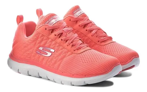 Tenis Skechers Flex Appeal 2.0 Coral 12757/crl