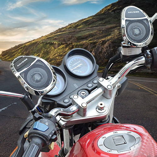 12 V Motocicleta Bt Mp3 Audio Radio Sistema De Sonido Stereo