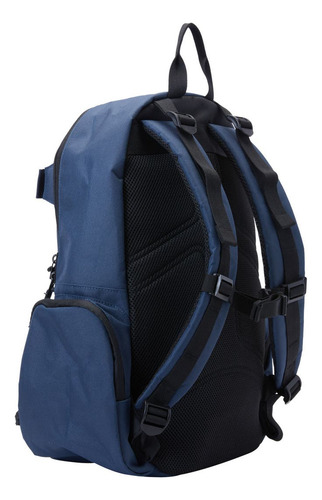 Mochila Dc Shoes Breed 5 Blue Color Azul Diseño De La Tela Lisa