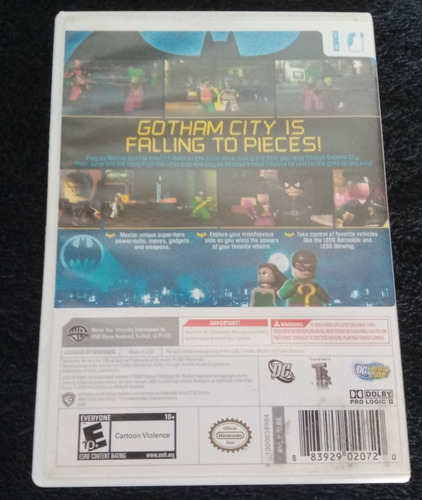 Lego Batman The Videogame - 100% Original Nintendo Wii