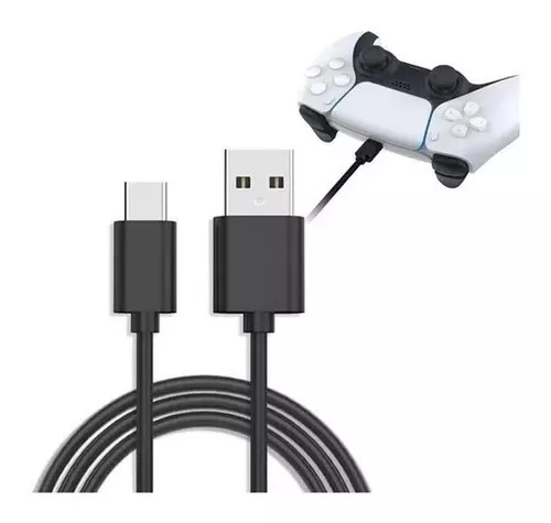 Cabo Carregador Controle Ps5 Xbox Series Usb-C 3 Metros em