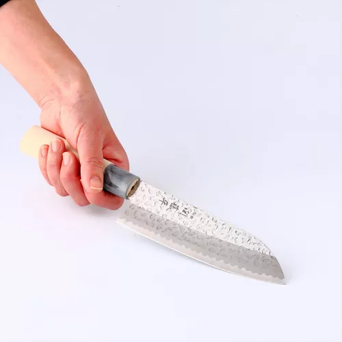 Joyspot Cuchillo Cocina, Cuchillo japonés Santoku, Cuchillo de Chef  Profesional de 7 Pulgadas - Cuchillos alemanes de Acero Inoxidable de Alto  Carbono con Mango ergonómico Antideslizante … : : Hogar y cocina