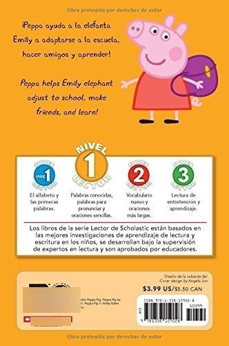Peppa Pig La Jornada Escolar De Peppa / Peppas Schoo, De Rusu, Mered. Editorial Scholastic En Español En Inglés