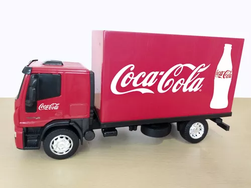 Miniatura Caminhão Baú Coca Cola Colecionável Réplica