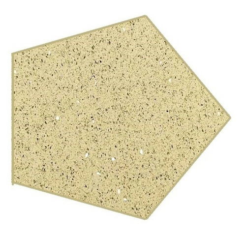 Cubierta Cuarzo Beige Galaxy 2,5m X 80cm- Excelente Calidad