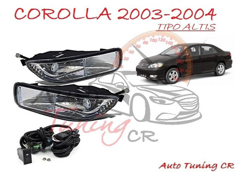 Halogenos Toyota Corolla Altis 2003-2004