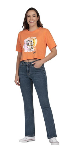 Imagen 4 de 5 de Playera Lee Mujer Manga Corta 29m2