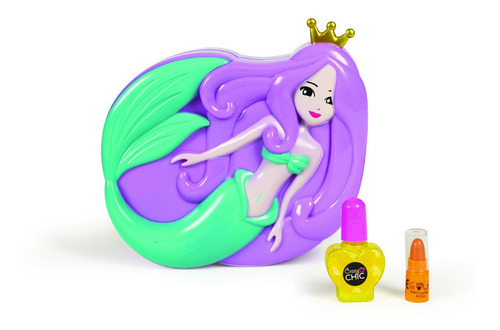 Maquillaje Infantil Sirena Cofret Crazy Chic Clementoni