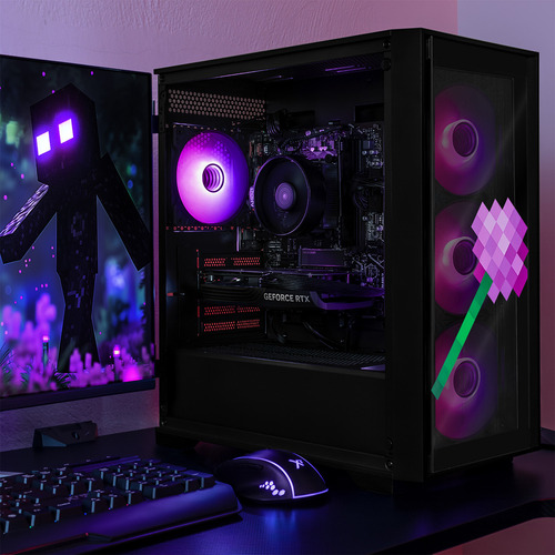 Xtreme Pc Gaming Geforce Rtx 4060 Amd Ryzen 7 5700 32gb Ssd 1tb Wifi Minecraft Enderman
