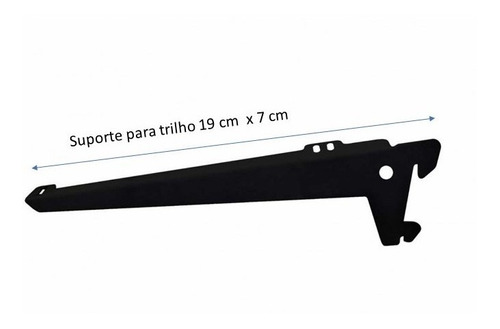 8 Trilhos De 1 Mt Simples + De 30 Suportes De 19 Cm