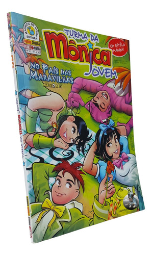 Hq Mangá Turma Da Mônica Jovem ( 1ª Temporada ) Nº 22 / No País Das Maravilhas ( Parte 2 De 2 Final ) / 130pg / Maio 2010 / Mauricio De Sousa (a) E07 (Usado)