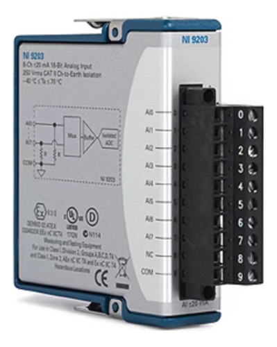 New National Instruments Ni 9203 Cdaq Analog Current Inp Bbt