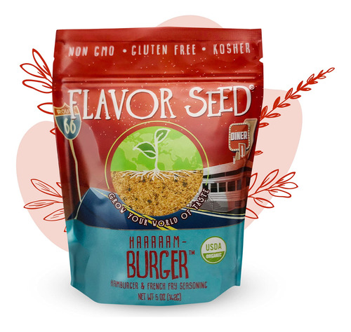 Flavor Seed Haaaaam-hamburger - Condimento Organico Para Ham