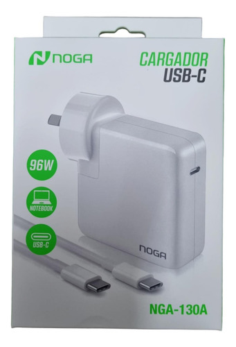 Cargador Universal Usb-c Nga-130a Notebook Celular