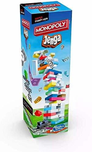 Jenga-monopoly Original: Dos Famosos Juegos Divertidos En Un