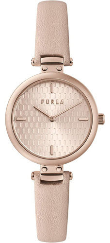 Reloj Furla Para Mujer Con Correa De Cuero Nude (modelo: Wwl