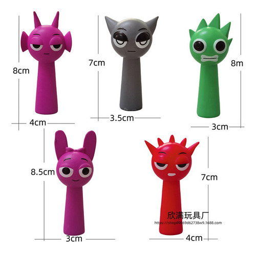 12 Figuras Sprunki Rhythm Box Para Regalos De Navidad