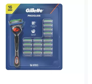 Gillette Fusion Proglide X 16 Ca - Unidad a $179900