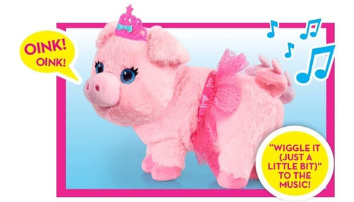 Imagen 4 de 6 de Peluche Barbie Cerdita Baila Conmigo, Mattel Bestoys