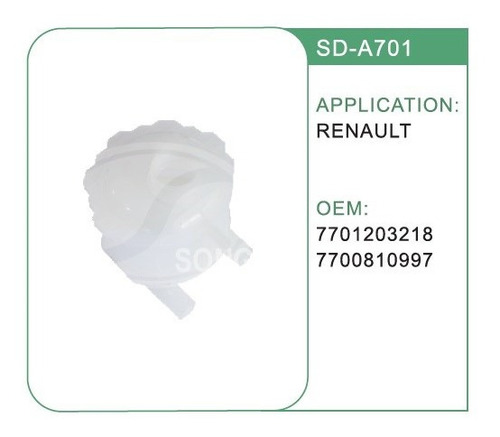 Deposito Agua Radiador Renault R19/r21/express/clio
