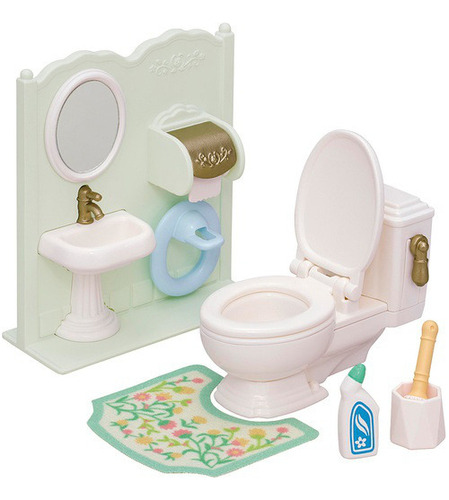 Calico Critters Baño Bathroom Sylvanian Ternurines