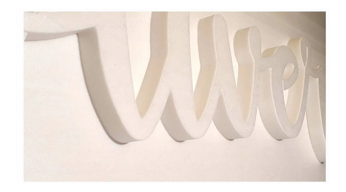 Imagen 10 de 10 de Letras Corporeas 8 Letras 15cm Tunombre Carteles Polyfan
