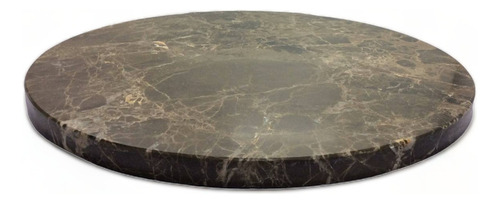 Base Giratoria Lazy Susan Mármol Cafe Marron Emperador 70 Cm
