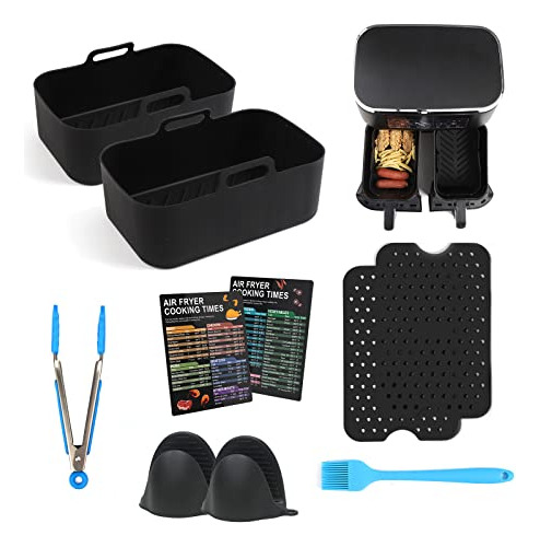 Recipiente De Silicón Para Freidora De Aire Ninja Dual Dz201