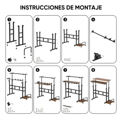 Escritorio Elevable Ajustable Para Computadora Y Oficina
