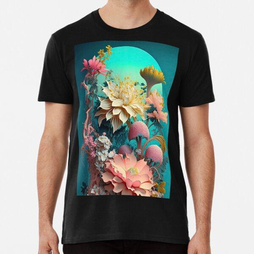 Remera Mundo Floral Oriental 15 Algodon Premium