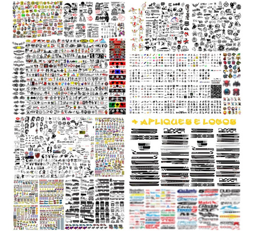 5.000 Artes E Vetores Para Adesivos Automotivos (cdr/pdf)