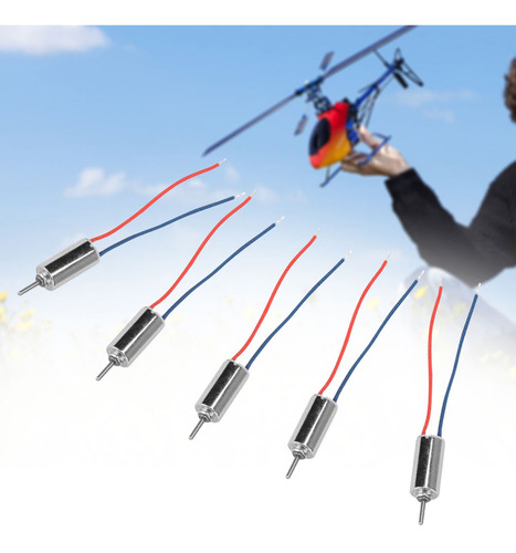 5pcs Dc 4.5v 32250rpm Micro Motor Sin Núcleo Para Modelo De