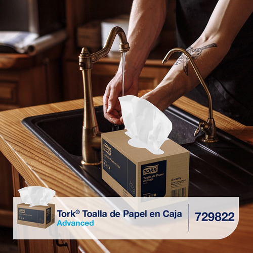 Imagen 5 de 6 de Tork Toalla Multipropósito En Caja 6 Paquetes De 160 Hojas